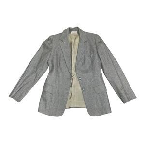 Vintage Evan Picone Wool Blend two button Blazer Made in the USA Career Office